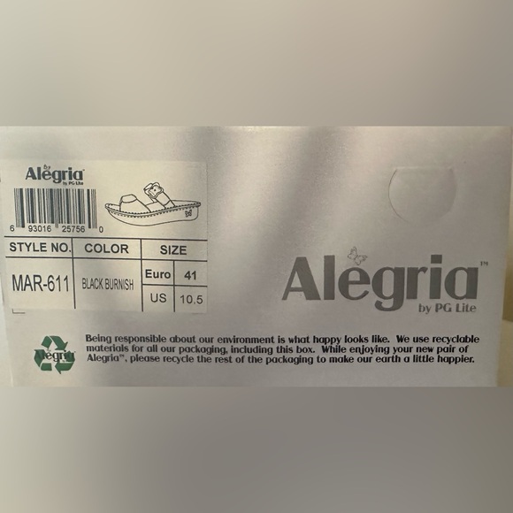 EUC VTG Algeria Verona Black Leather Sandals MAR-611A Sz 10.5/41 w/Original Box - Picture 7 of 8